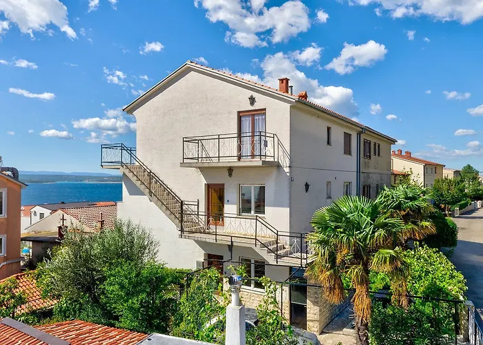 Hundefreundliches Nur 450 Meter Zum Mit Traumhaften Meerblick Apartamento Crikvenica